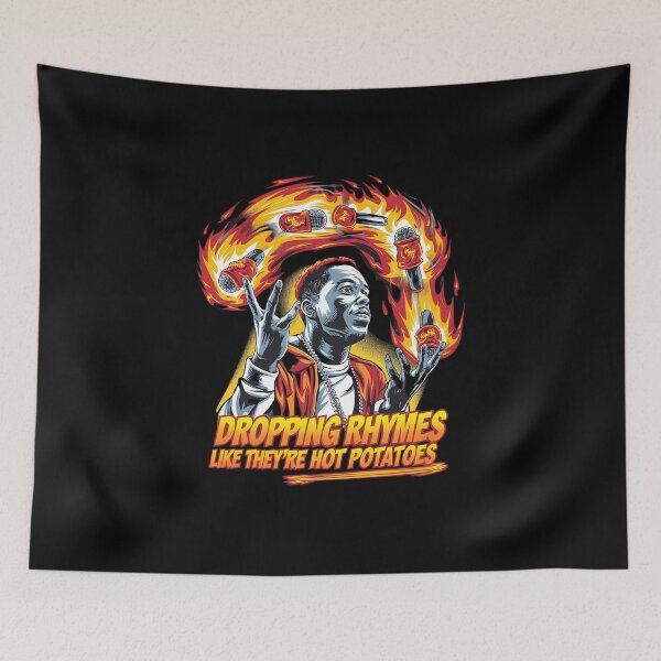 Item preview, Spit Fire Rhymes Hotter than Flames designed and sold by RadDeck.