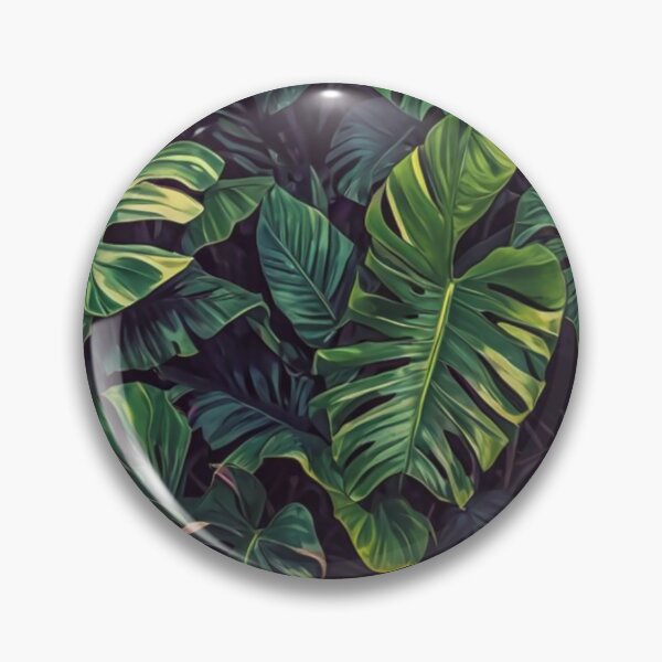 Item preview, Monstera with Shades of Purple - Aesthetic Tropical Plants Foliage - Greenery - Fresh Dense Plants - Vegetation After Rain designed and sold by MyArt23.