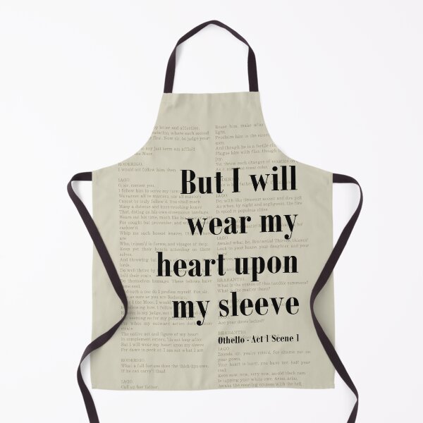 Item preview, Heart Upon My Sleeve Othello Shakespeare Quote Literature designed and sold by kakarikihill.