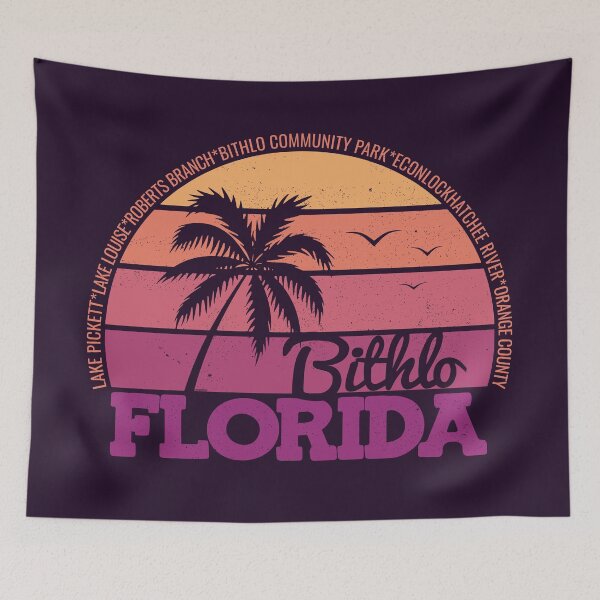 Item preview, Bithlo Florida Retro Sunset Local Pride Logo designed and sold by CRHPOD20.