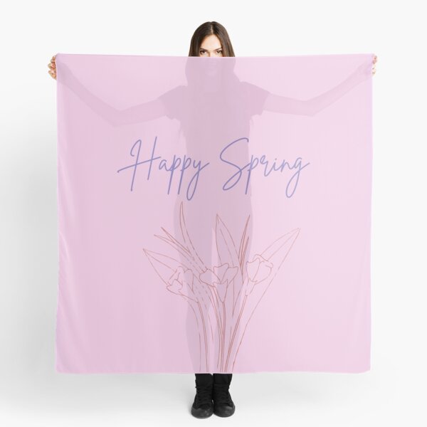 Item preview, Pencil Sketched Spring Bouquet Happy Spring Greeting designed and sold by Uplifting Vib'n Design and Decor .