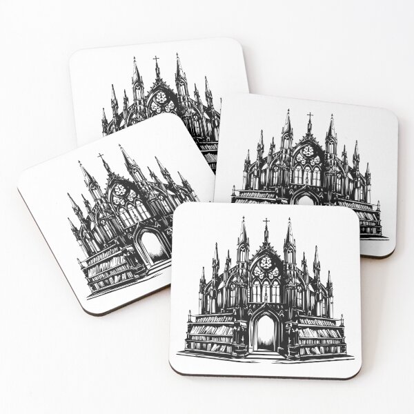 Item preview, Gothic Castle Library Dark Literature Book Bookshelves designed and sold by inkoutninja.