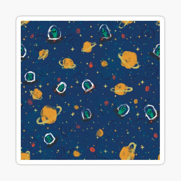 Item preview, Visit to space paint designed and sold by Jellomari Doodles.