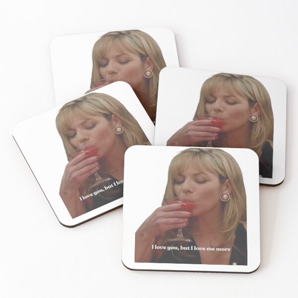 Item preview, Samantha Jones Quote - I Love You, But I Love Me More - Aesthetic Minimalist Design designed and sold by HSisterhood.