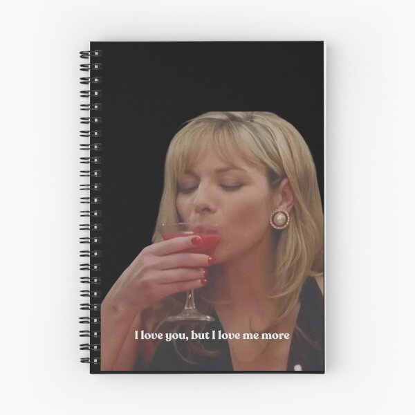 Item preview, Samantha Jones Quote - I Love You, But I Love Me More - Aesthetic Minimalist Design designed and sold by HSisterhood.