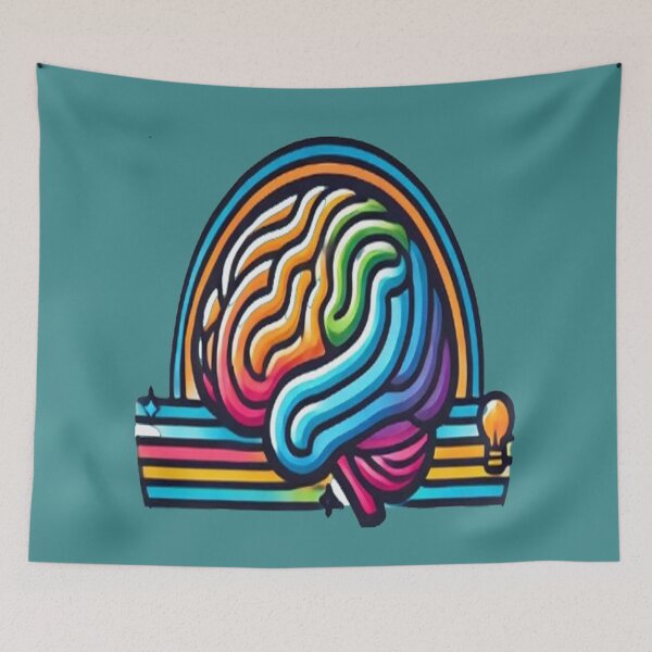 Item preview, Where Curiosity Meets Creativity Brain On Design designed and sold by HappyLifeStore6.