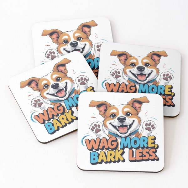 Item preview, Wag More, Bark Less – Positive & Fun Dog Lover Design designed and sold by bannzy.