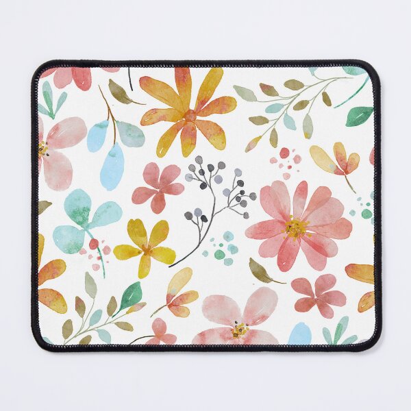 Item preview, Vibrant Spring Watercolor Floral Blossoms Seamless Pattern designed and sold by Vicky021.