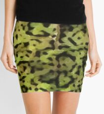 "Specs of Grandeur", Photo / Digital Painting Mini Skirt