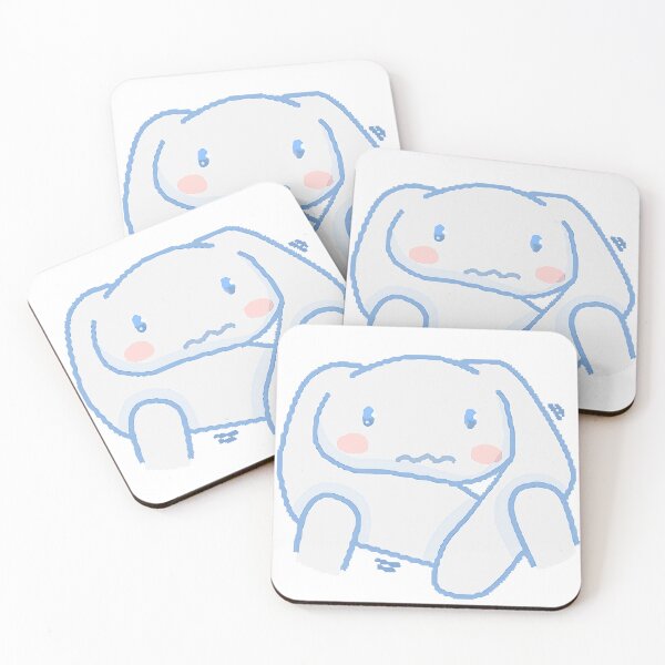 Aperçu de l'œuvre Cinnamoroll avec peur et tremblements Sanrio créée et vendue par yuinex.