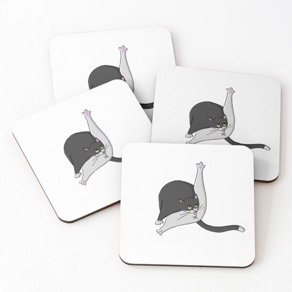 Item preview, Cat licking butt designed and sold by Bookreader123.