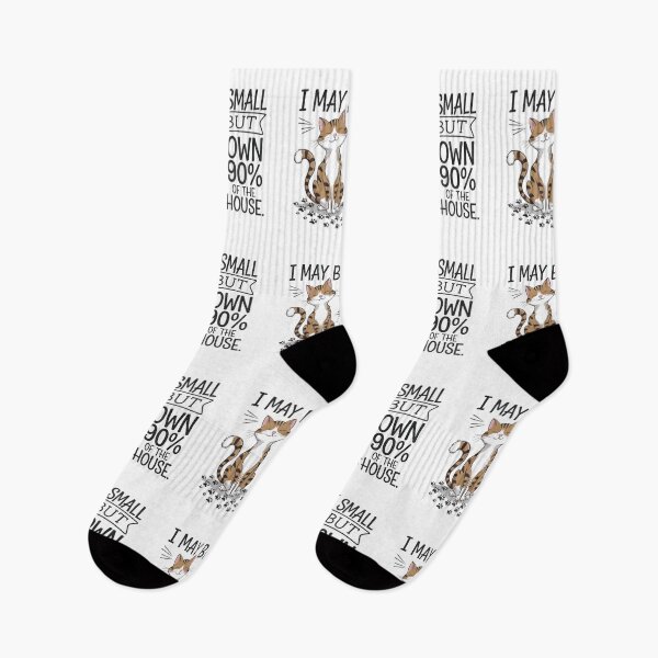 Item preview, Funny Cat Owner Design – I May Be Small, But I Own 90% of the House designed and sold by bannzy.