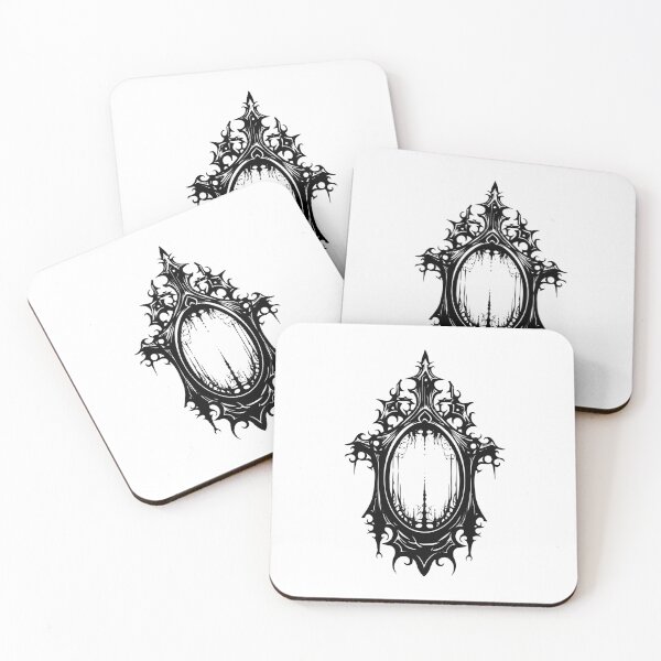 Item preview, Vintage Gothic Mirror Medieval Dark Victorian Antique  designed and sold by inkoutninja.
