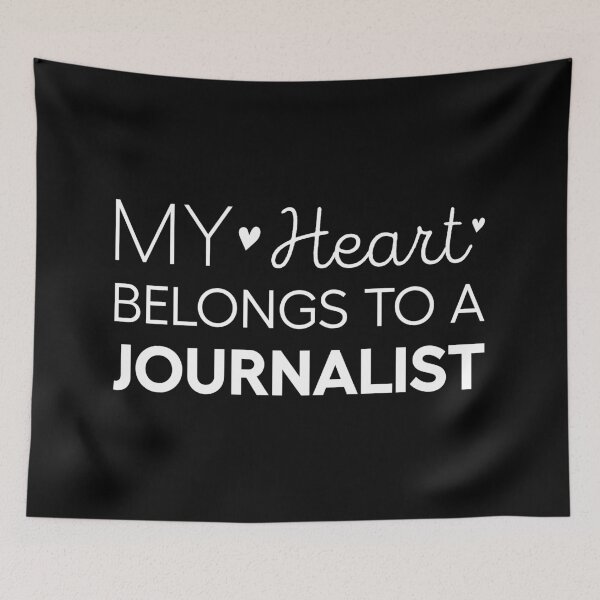 Item preview, My Heart Belongs To A Journalist Cute Journalist designed and sold by RareBunny.