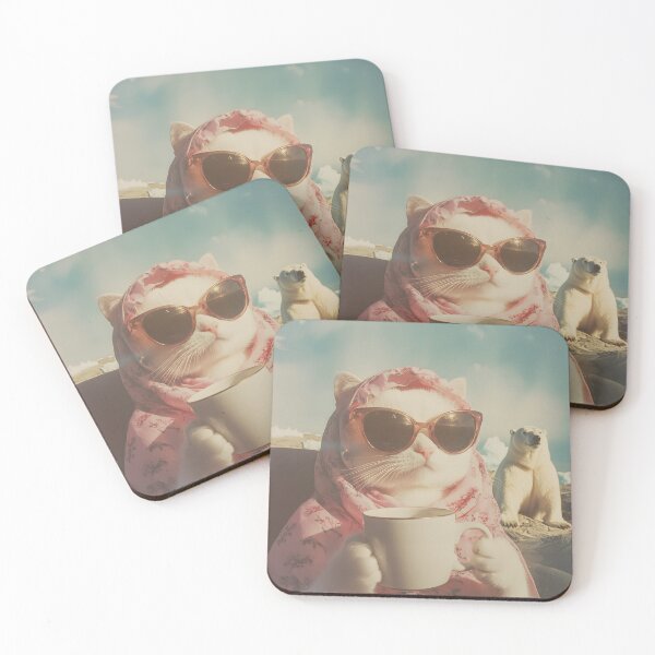 Item preview, [HD] Demure cat with glasses  designed and sold by FigmaCreations.
