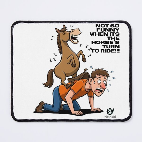 Item preview, Not So Funny/ Horse designed and sold by Hurdd.