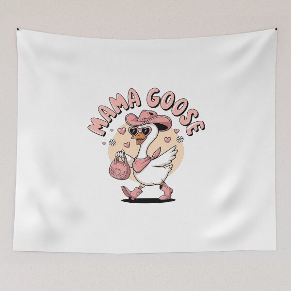 Item preview, Cute Cowboy Mama Goose – Western Aesthetic Funny Design designed and sold by love3617.