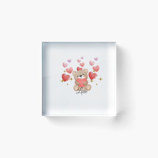 Item preview, Bear with hearts designed and sold by IvonneDesigns.