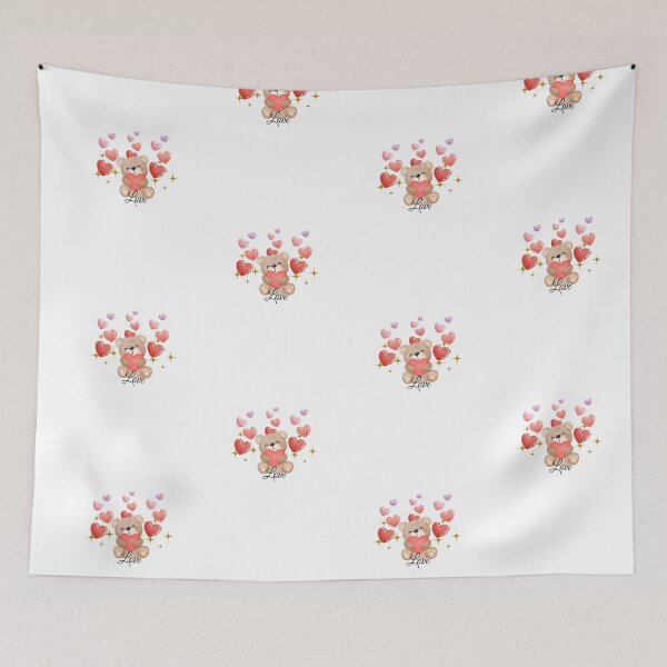 Item preview, Bear with hearts designed and sold by IvonneDesigns.