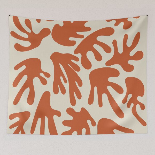 Item preview, Burnt Orange Matisse Pattern designed and sold by MaiZephyr.