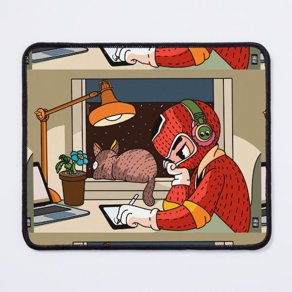Item preview, LOFI MUSIC WORK FROM HOME AESTHETIC CALMPOSTER designed and sold by aydapadi.
