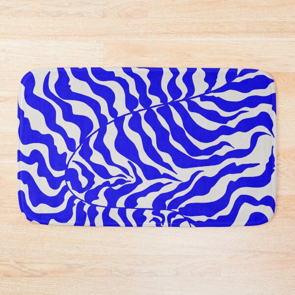 Item preview, Classic Blue Nordic Matisse Leaves designed and sold by MaiZephyr.