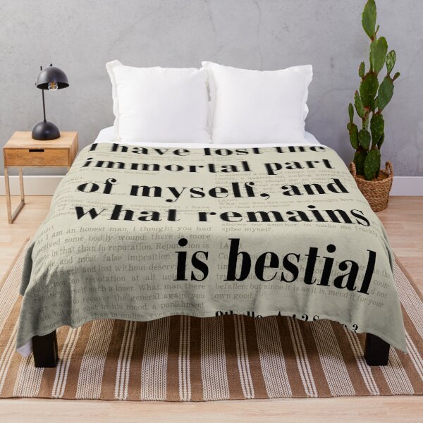 Item preview, Immortal Part of Myself Othello Shakespeare Quote Literature designed and sold by kakarikihill.