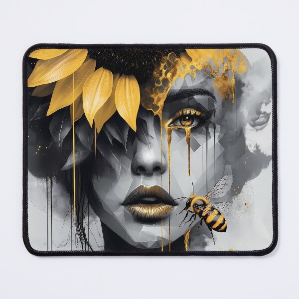 Item preview, Golden Essence: A Surreal Fusion of Nature and Art designed and sold by Spiritveil.