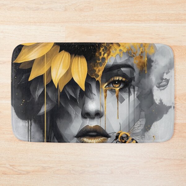 Item preview, Golden Essence: A Surreal Fusion of Nature and Art designed and sold by Spiritveil.