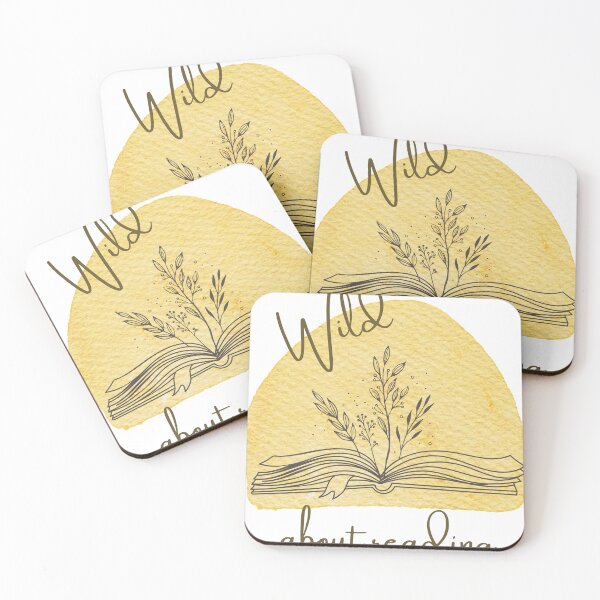 Item preview, Wild about reading designed and sold by DesertRoseDesign.