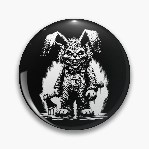 Item preview, Evil Easter Bunny Unisex T-shirt, Easter Horror Graphic Tee Shirt, Scary Rabbit Bloody Axe Costume Top, Men Women Gothic Clothing, Creepy designed and sold by CM2P.