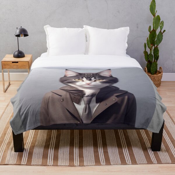 Item preview, Gato y corbata (Gato elegantemente vestido) designed and sold by DesignMind1.