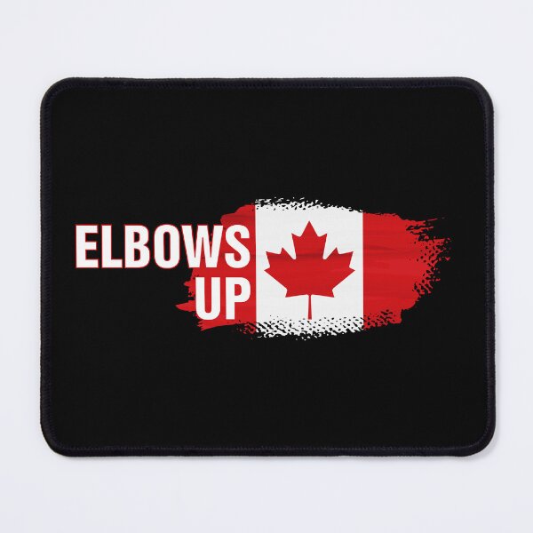 Item preview, Elbows Up: Canadian Defiance for Canada Patriots designed and sold by DontGiveaShirt.