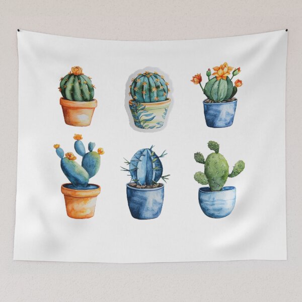 Item preview, cactus designed and sold by Stickermagician.