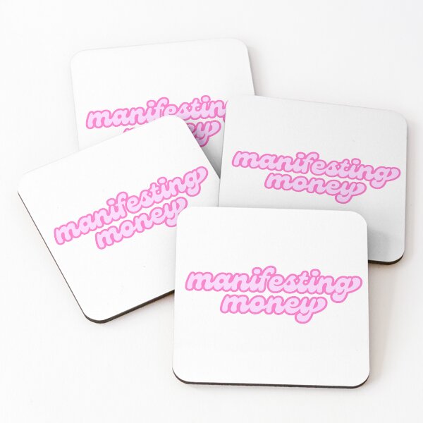 Item preview, Manifesting Money Pink Finance Decal designed and sold by ha11e11.