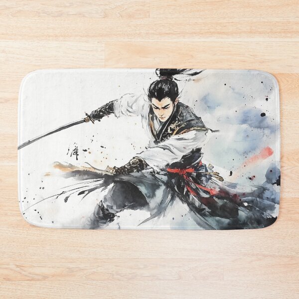 Item preview, Soaring Warrior: A Dance of Ink and Wind designed and sold by Spiritveil.
