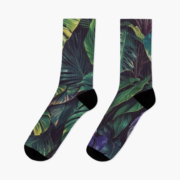 Item preview, Monstera with Shades of Purple - Aesthetic Tropical Plants Foliage - Greenery - Fresh Dense Plants - Vegetation designed and sold by MyArt23.