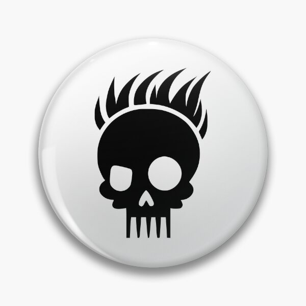 Item preview, Black & White Minimalist Skull Design designed and sold by StickyLandia.