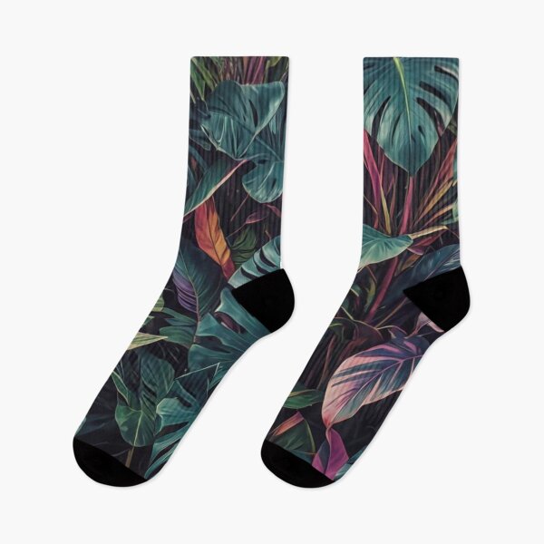 Item preview, Monstera with Shades of Purple and Pink - Aesthetic Tropical Plants Foliage - Greenery - Fresh Dense Plants - Vegetation designed and sold by MyArt23.
