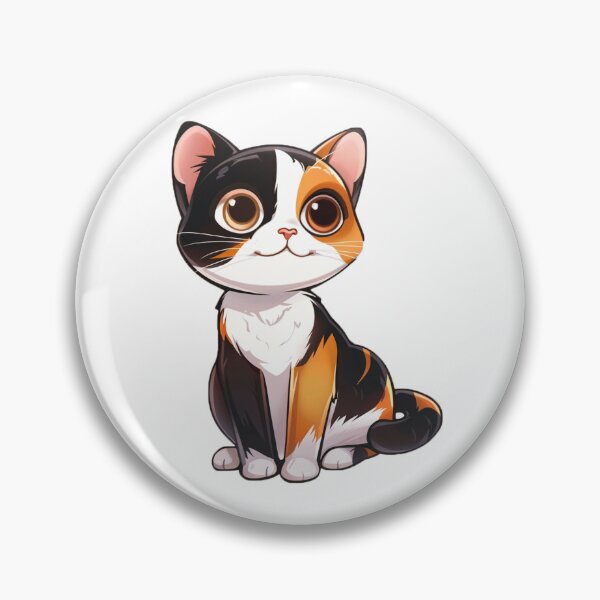 Item preview, Cute cartoon kitten designed and sold by Stickermagician.