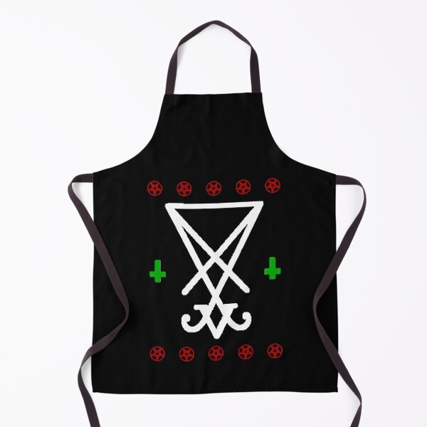 Item preview, Lucifer Sigil Ugly Satanic Christmas Sweater designed and sold by Hellbilly Designs.