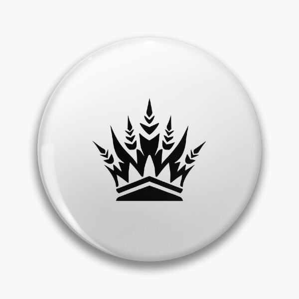 Item preview, Elegant Crown Art in Minimalist Style designed and sold by StickyLandia.