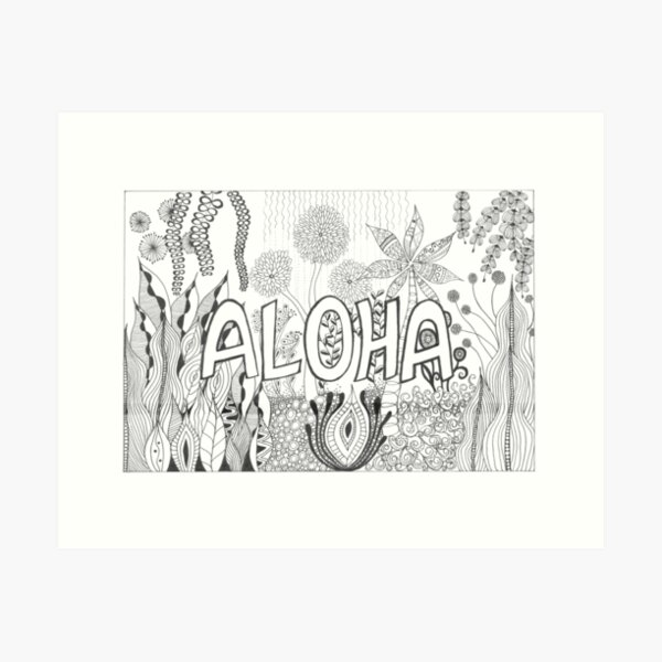 Item preview, ALOHA Tropical Plants designed and sold by gemmabuellarts.