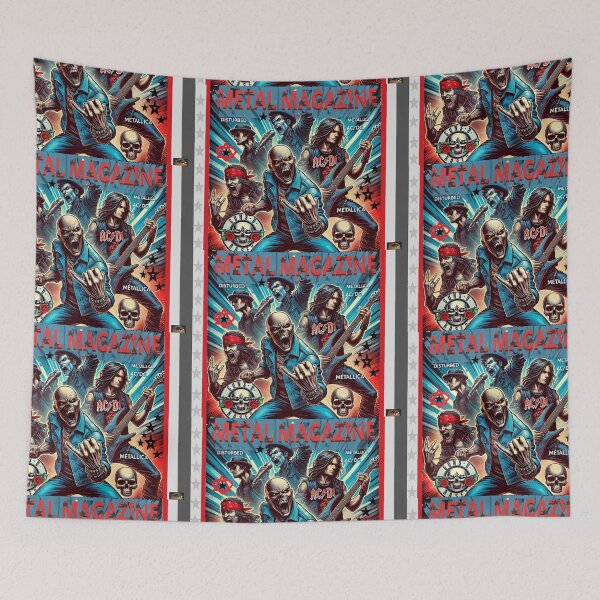 Item preview, Fictional cover of the magazine with metal bands designed and sold by Atarac.