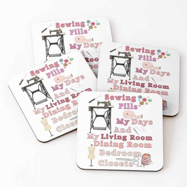 Item preview, Sewing Fills My Days And My Living Room dining Room Bedroom Closets  designed and sold by Wiss2Arts.