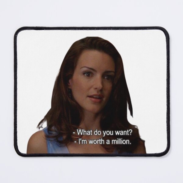 Item preview, I’m Worth a Million – Charlotte York Classic Quote designed and sold by HSisterhood.