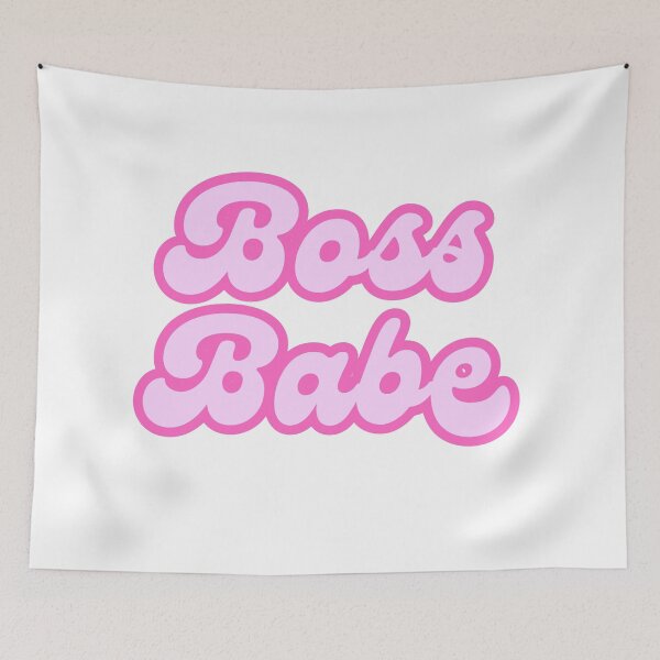Item preview, Boss Babe Pink Business Decal designed and sold by ha11e11.