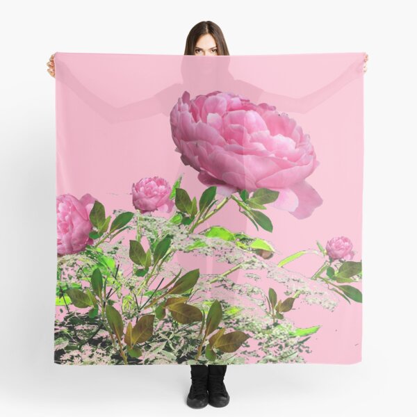 Aperçu de l'œuvre  JARDIN ROSE PIVOINES créée et vendue par sharlesart.