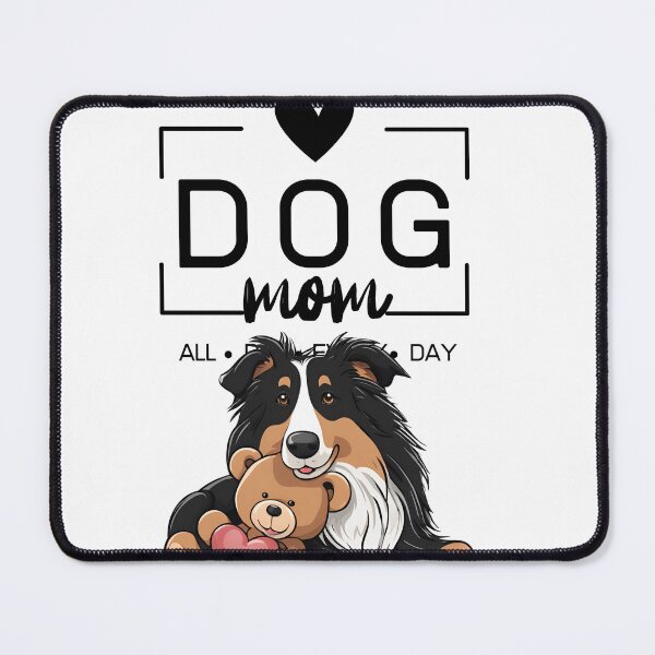 Item preview, Adorable Rough Collie with a Plush Teddy Bear – Cartoon Illustration designed and sold by GoodyPaws.