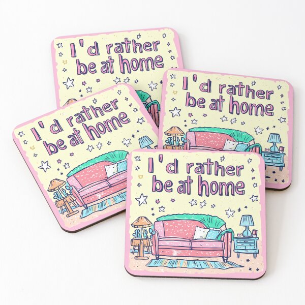 Item preview, I'd Rather be at Home designed and sold by thegirlyshoppe.